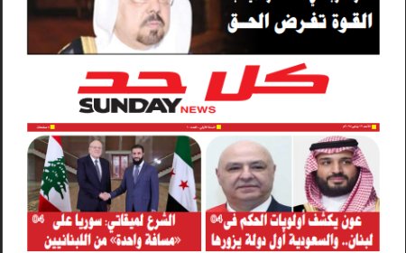 كل حد| العدد 10 بتاريخ (12/1/2025)