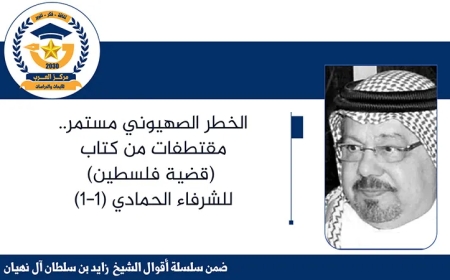 الخطر الصهيوني مستمر.. مقتطفات من كتاب (قضية فلسطين) للشرفاء الحمادي (1-1)