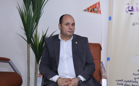 ختام فعاليات المكتبة الرقمية للشرفاء الحمادي بندوة عن الحوار الهادف البناء، كلمة الصحفي محمد الشريف