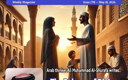 النسخة الإنجليزية: مجلة حواء نصف الدنيا تفتتح العدد الجديد بمقال تنويري للمفكر العربي علي الشرفاء الحمادي بعنوان: العدل الإلهي وأمان المجتمع.