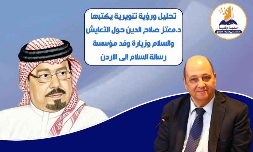 زيارة وفد مؤسسة رسالة السلام إلى  الأردن: دراسة تحليلية في خطاب التعايش وبناء السلام و دلالات الشراكة التربوية والحوار الكنسي