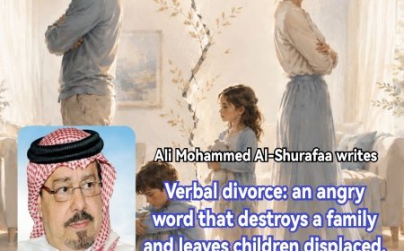 النسخة الانجليزية: مجلة «حواء نصف الدنيا» تفتتح عددها الجديد بمقال تنويري للمفكر علي محمد الشرفاء الحمادي بعنوان «قراءة قرآنية لمفهوم الطلاق تنقذ الأسرة العربية»