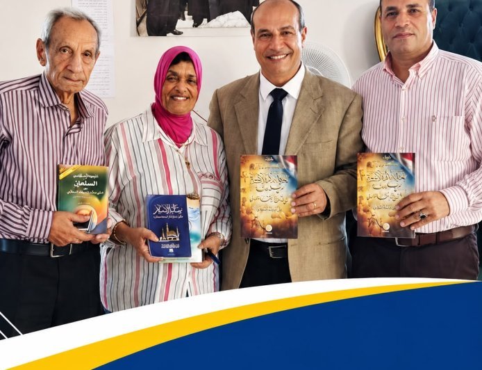 وفد مؤسسة رسالة السلام يهدي مؤلفات الشرفاء الحمادي لجمعية سواقي الخير.. وإشادة بالأفكار الداعية إلى بناء الإنسان ونشر ثقافة السلام