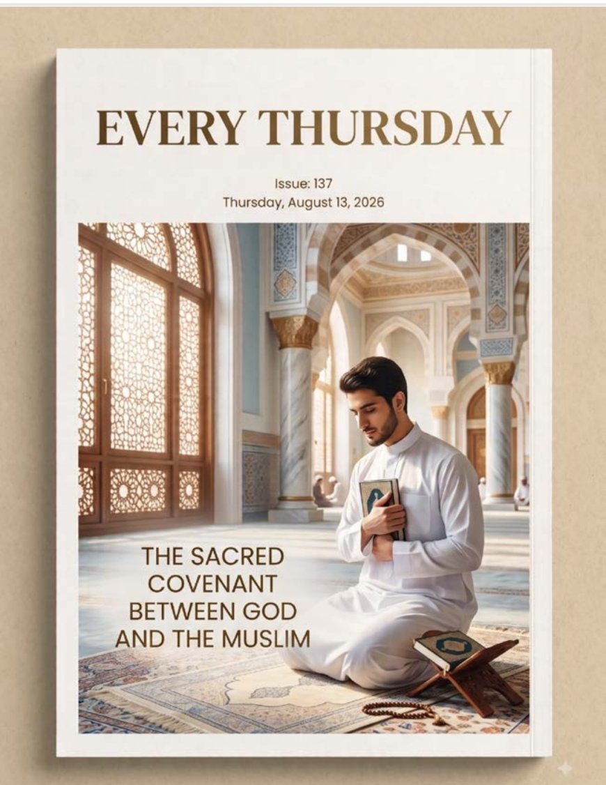 النسخة الانجليزية: مقال المفكر علي محمد الشرفاء «العهد المقدس بين الله والمسلمين» يتصدر العدد الجديد من مجلة كل خميس